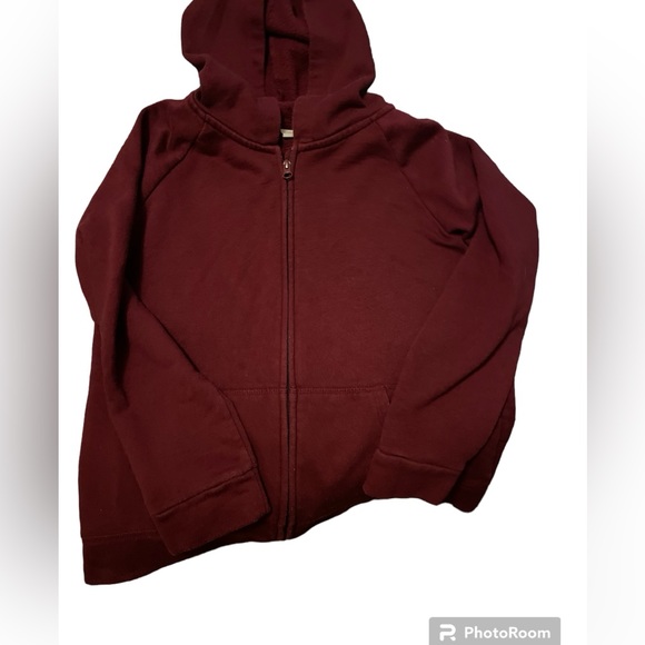 2 Children’s Place maroon zip up hoodies - Picture 2 of 7
